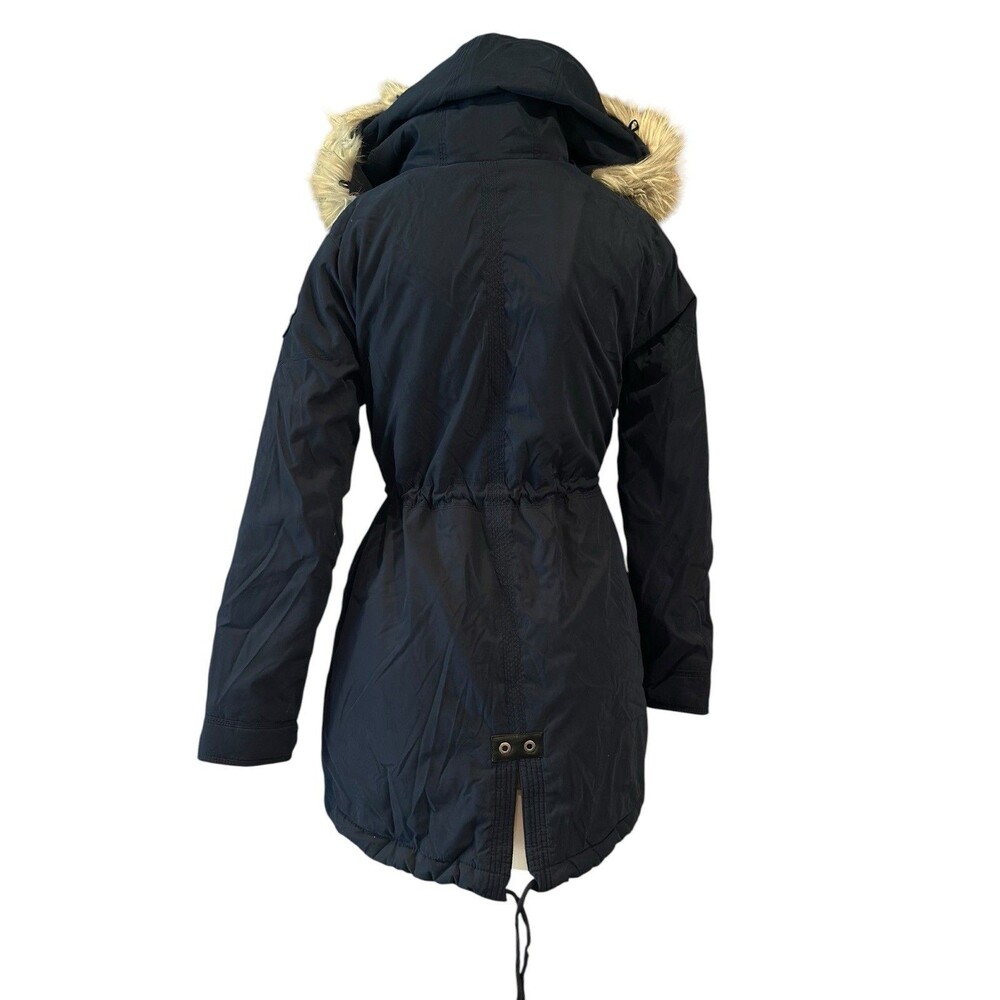 Y2K Abercrombie and Fitch NWT Military Style Jacket S Vintage Fur Trim . NWT ! - Picture 3 of 16
